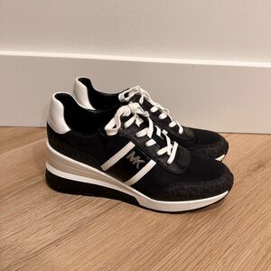 Michael Kors Black and White Women's Sneakers